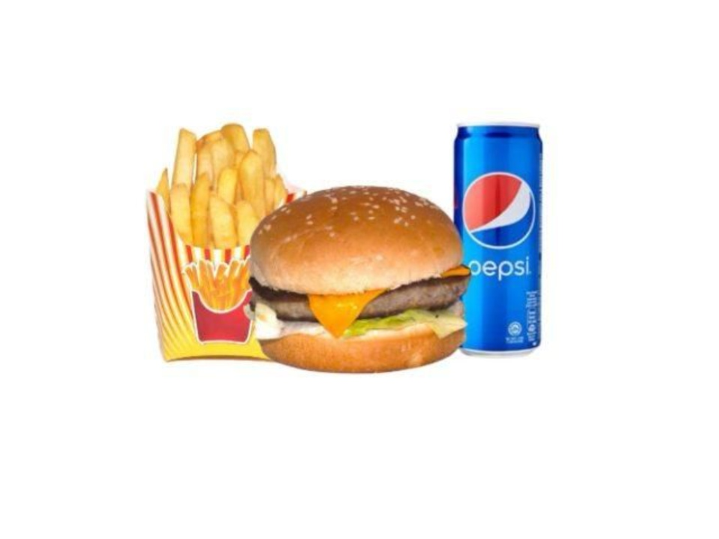 وجبة برجر لحم