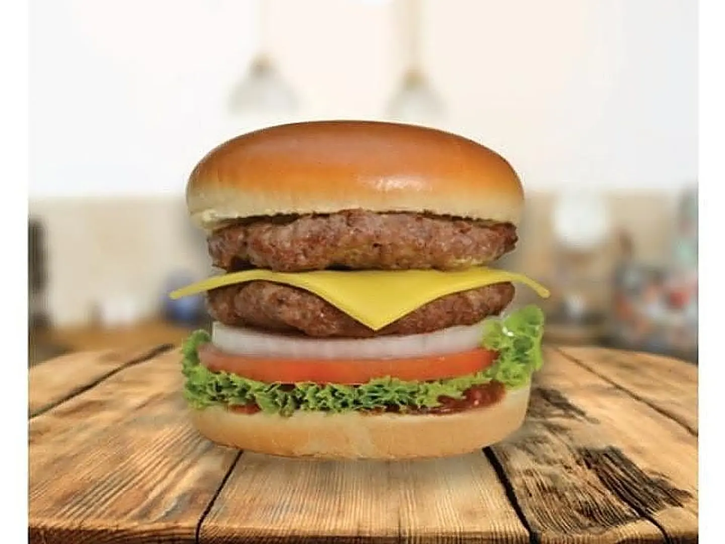 برجر لحم دبل