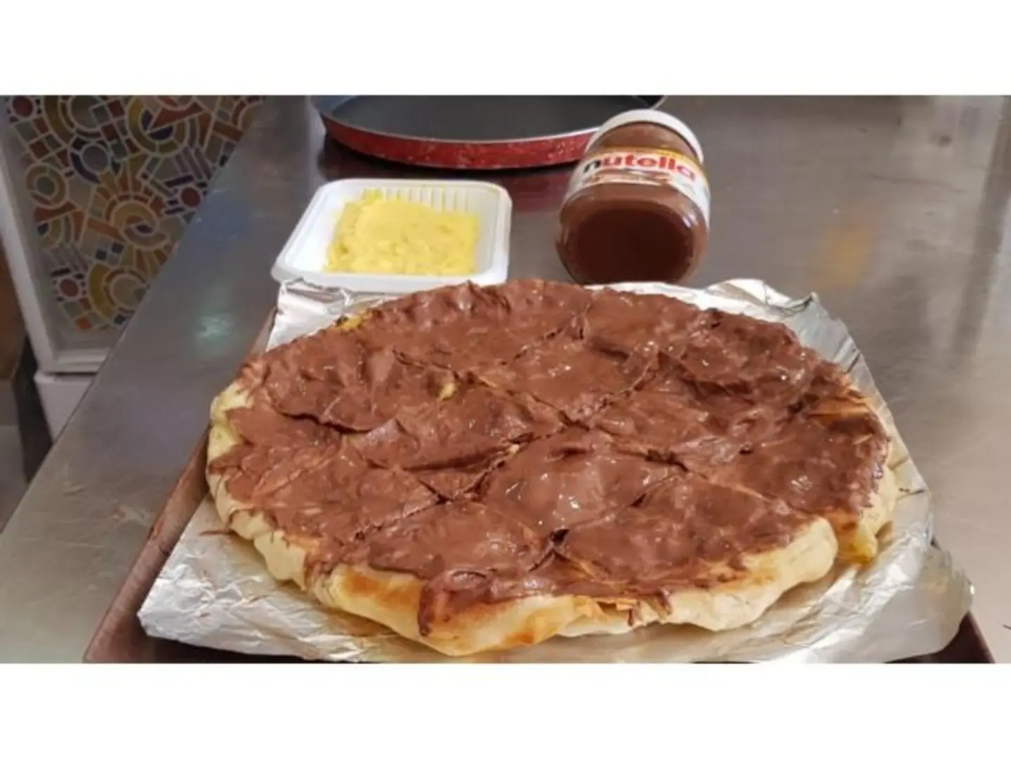 Nutella With Pistachio Pie