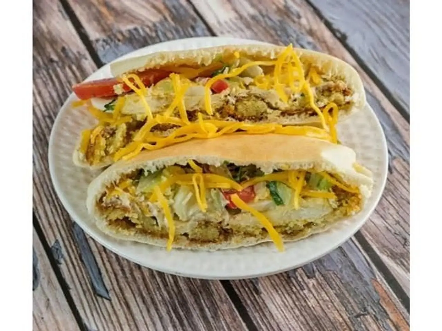 Falafel With Cheddar Cheese