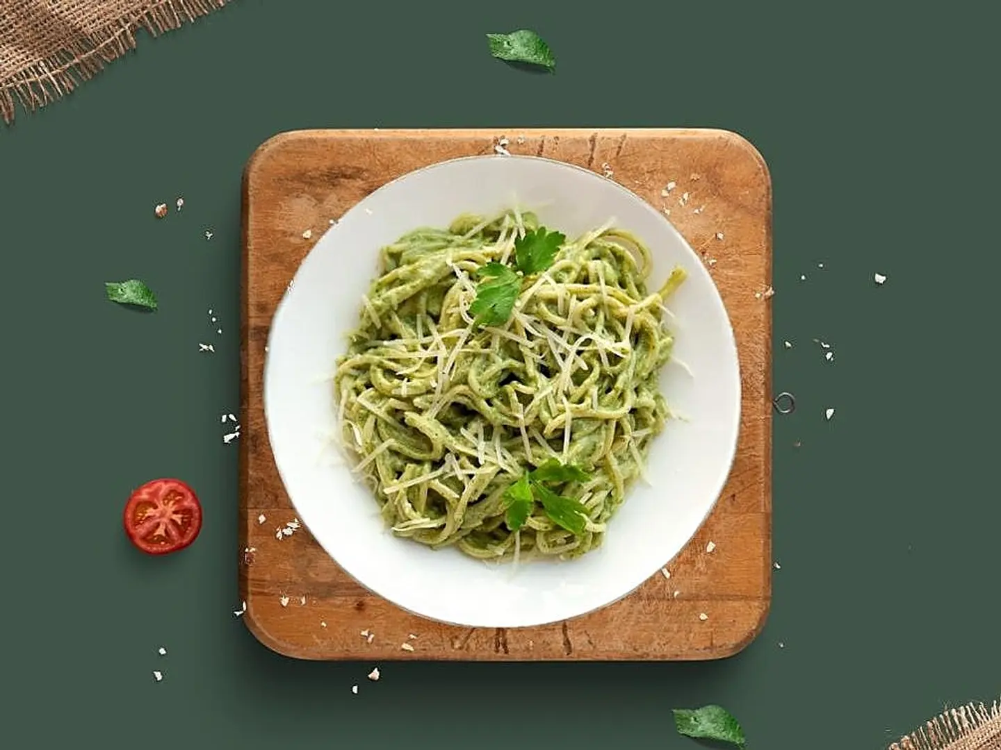 سباغيتى بيستو دجاج