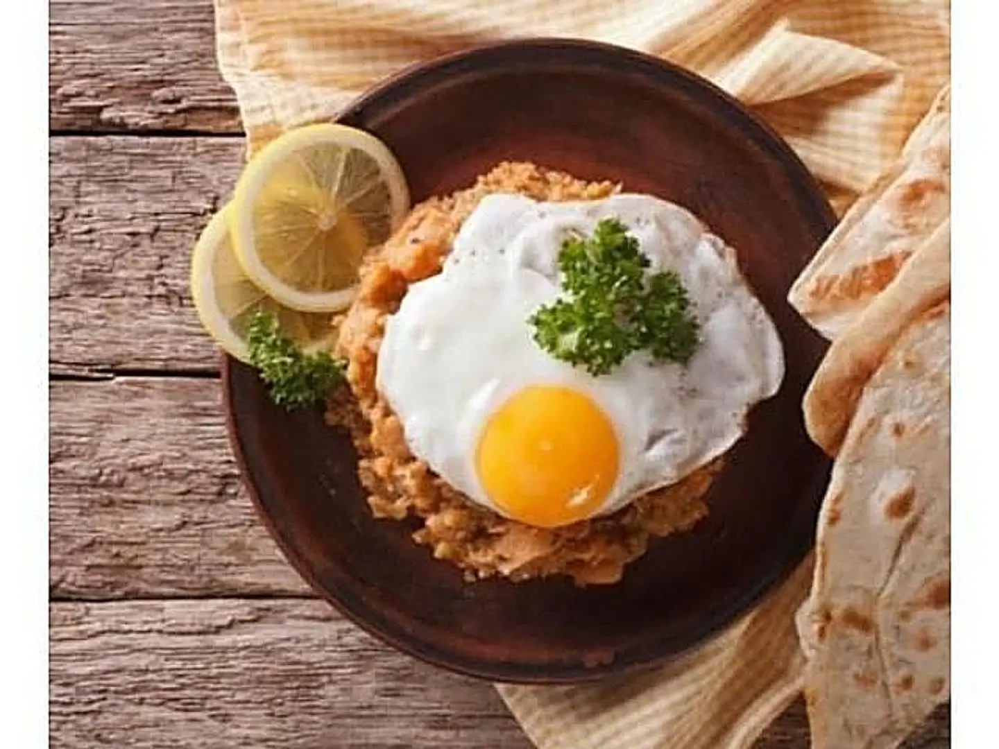 Egg With Fava Beans Plate