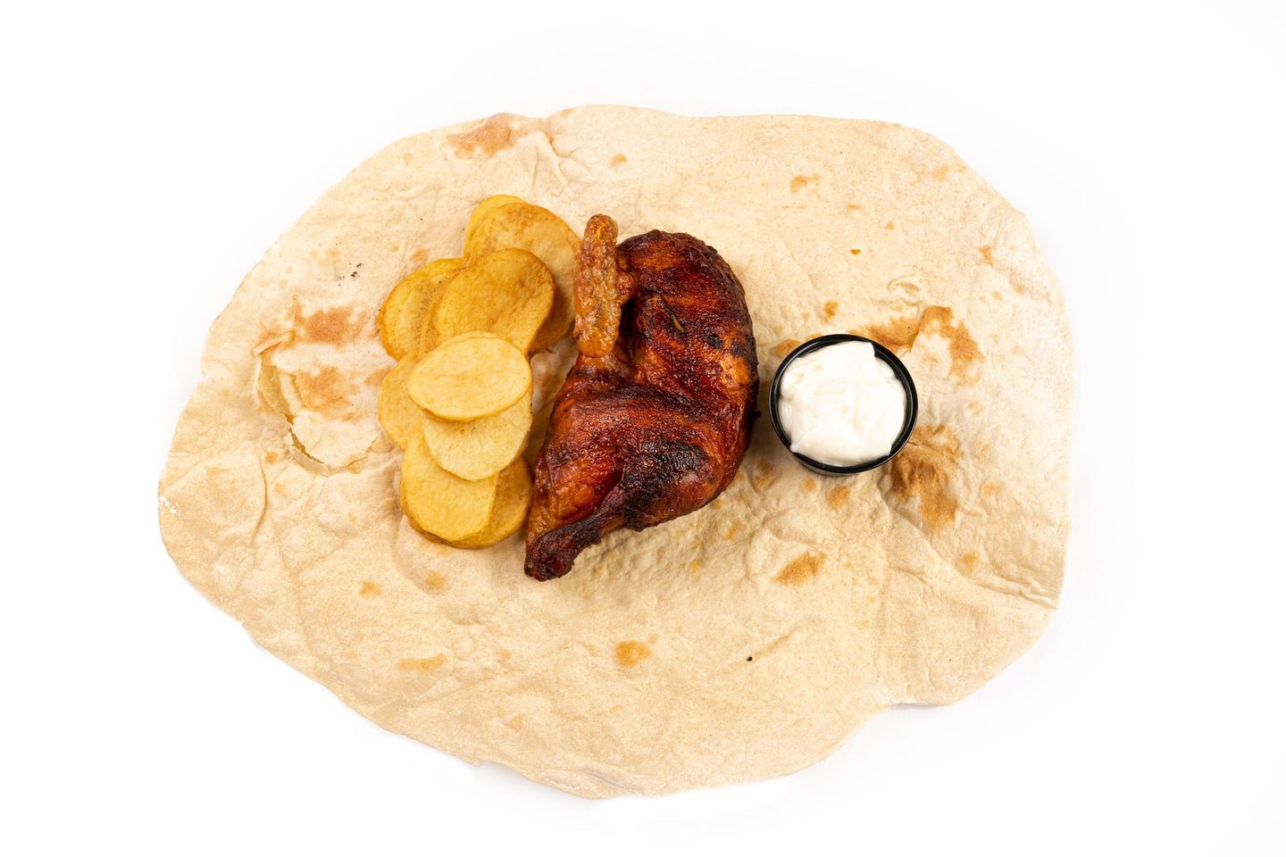 Half Spicy Chicken With Potatoes