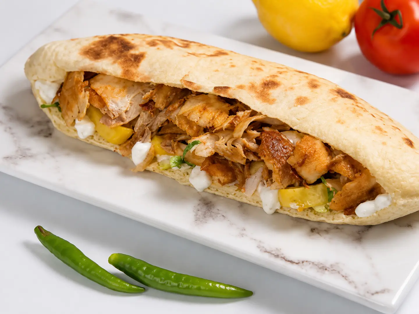 Oven Baked Chicken Saroukh Shawarma