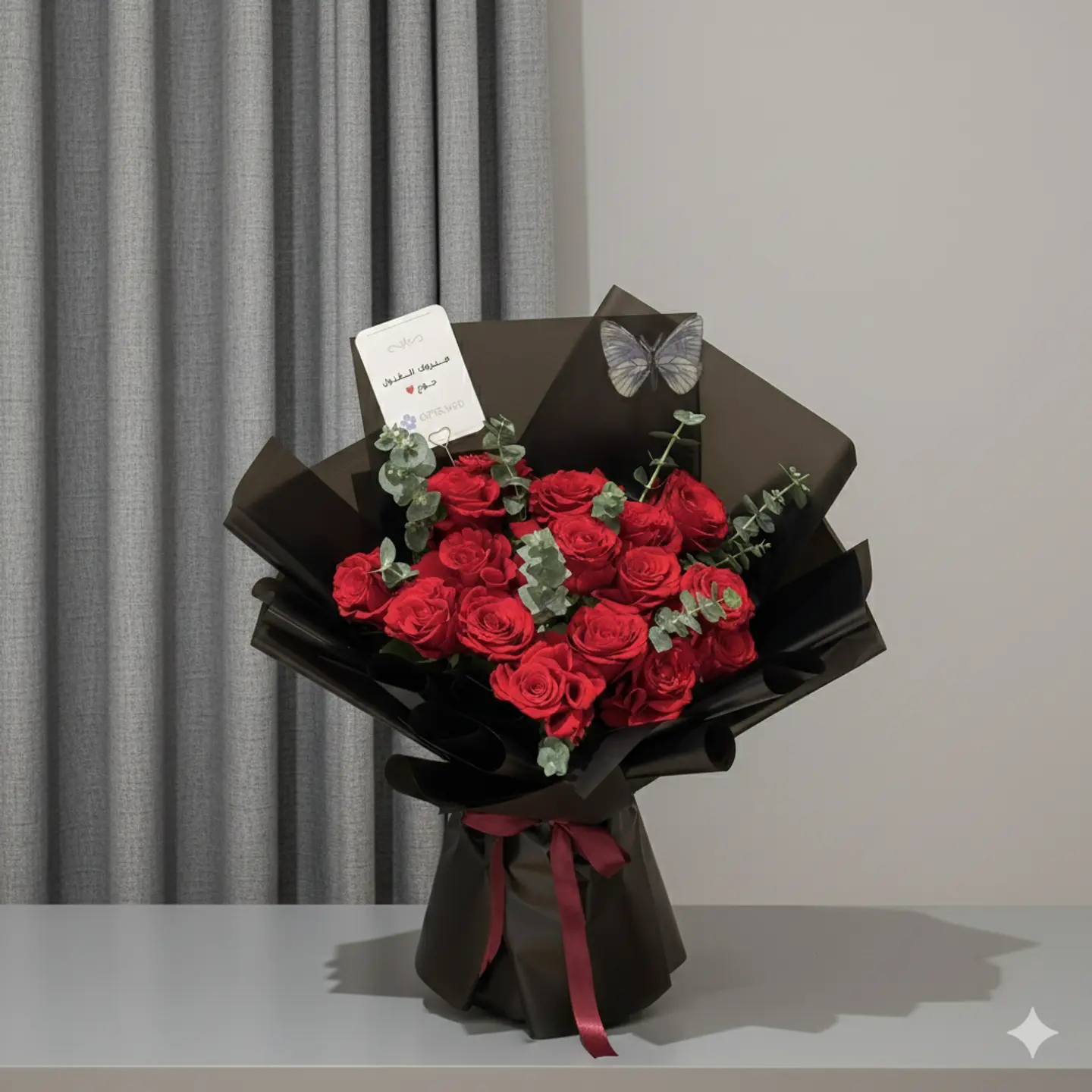 بوكية ورد احمر 2