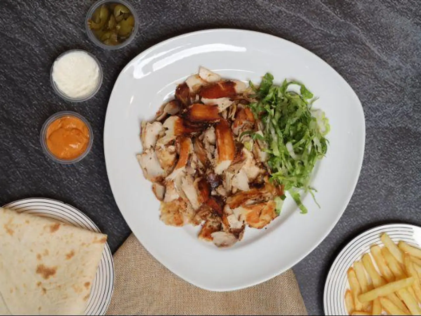 Super Chicken Shawarma Plate