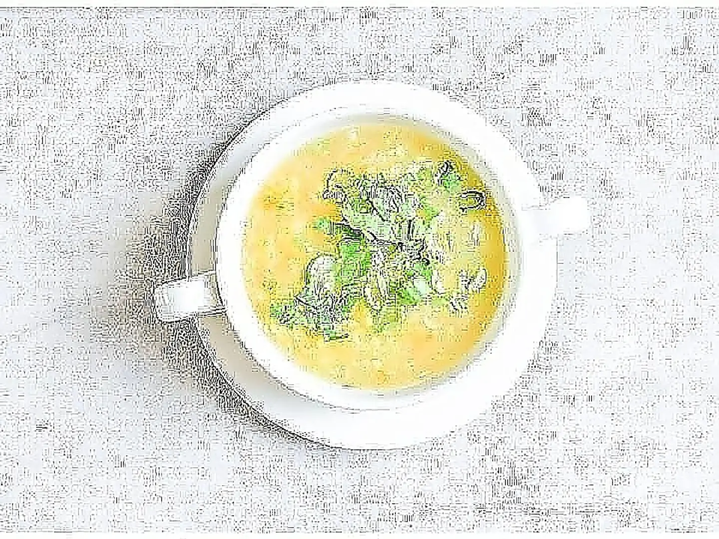 شوربة خضار حارة وحامضة