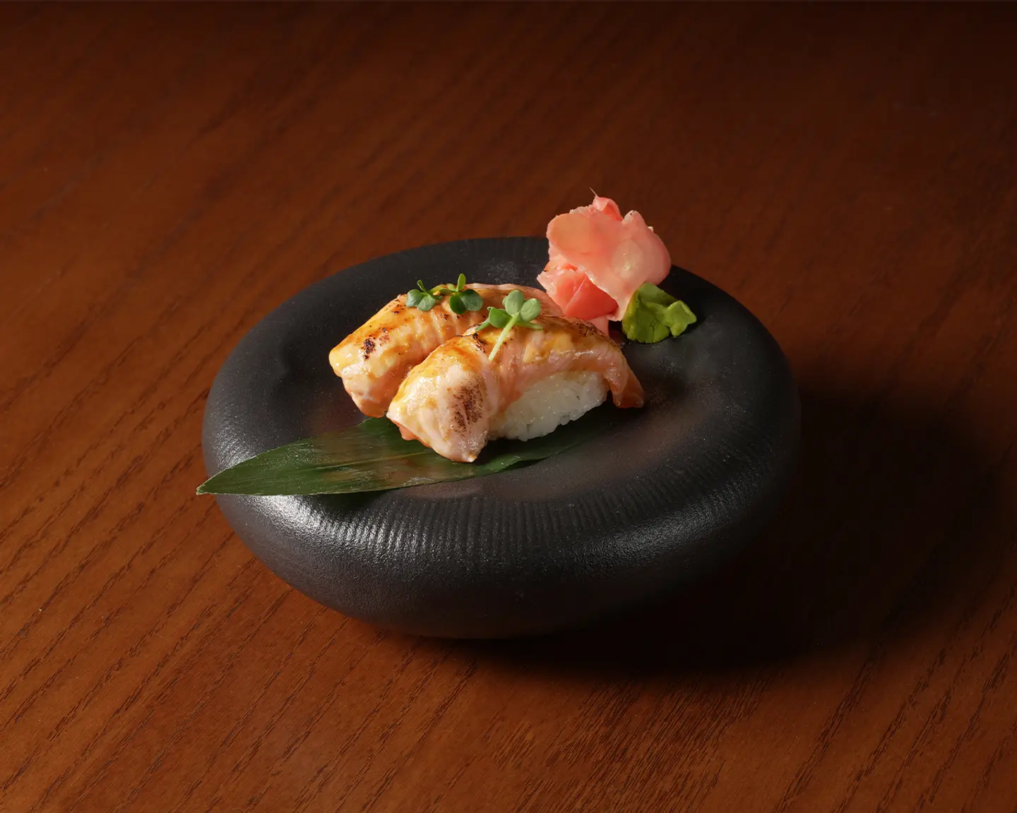 Salmon Flamed Nigiri