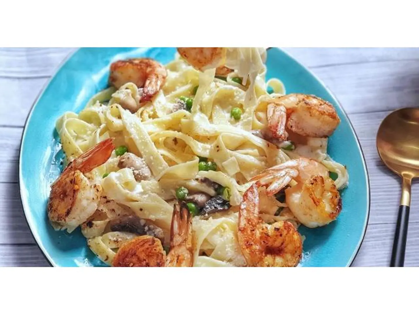 Fettuccine With Shrimp