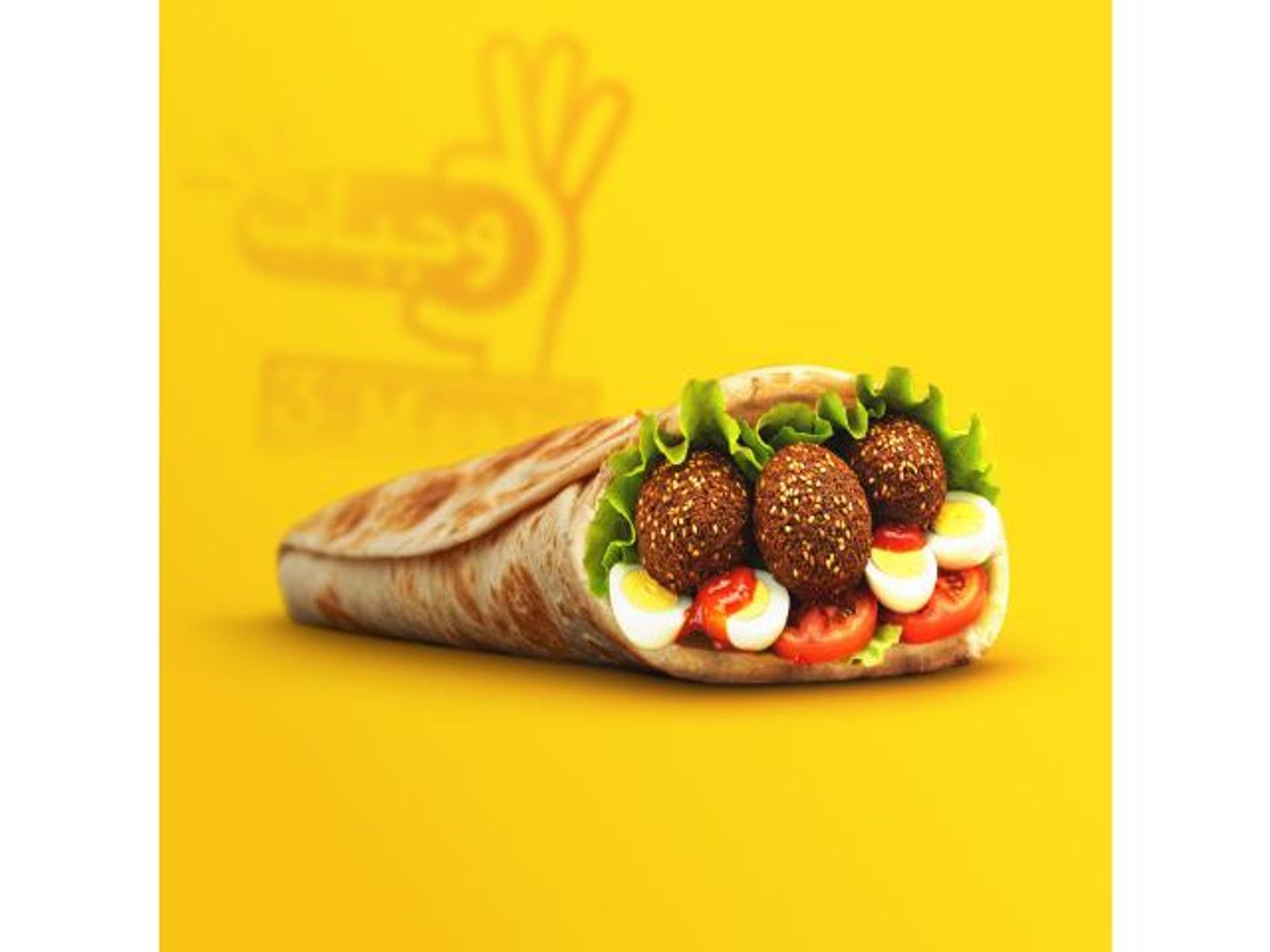 Falafel Pie With Egg