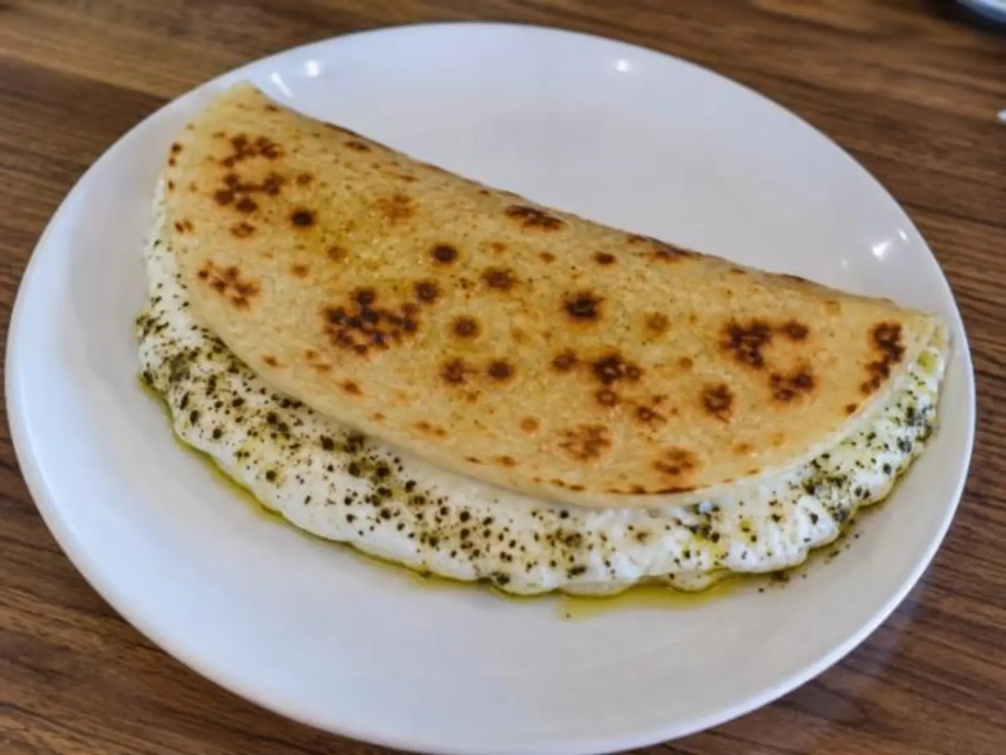 Labneh And Thyme Paratha