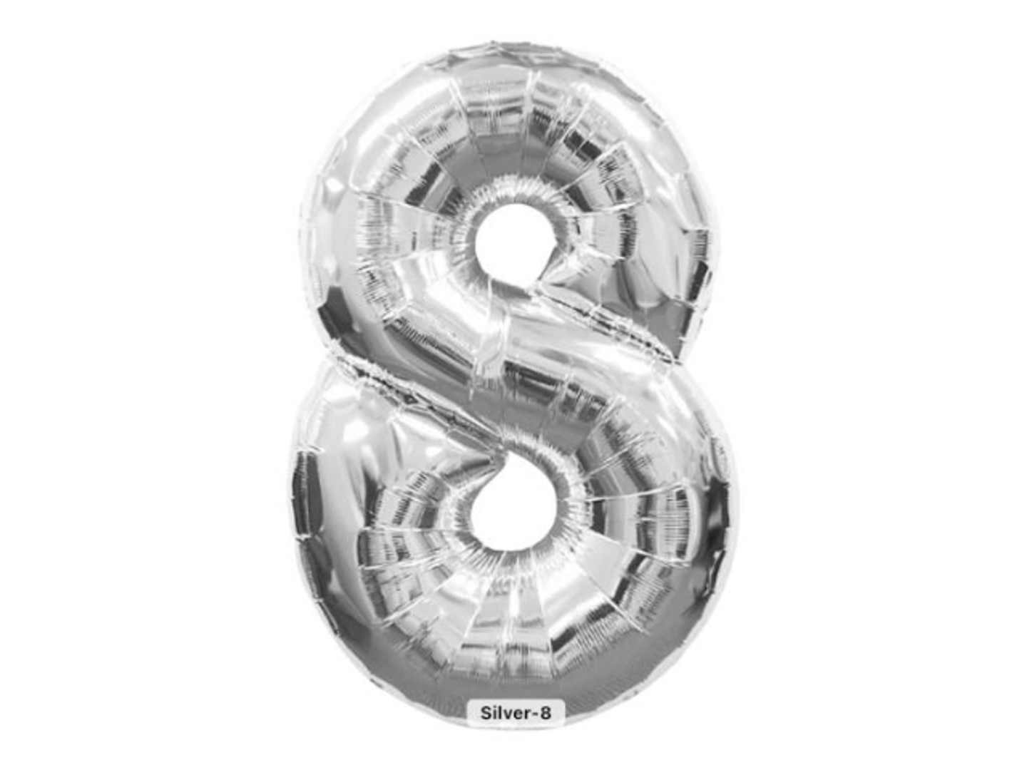 Silver Helium Balloon No. 8