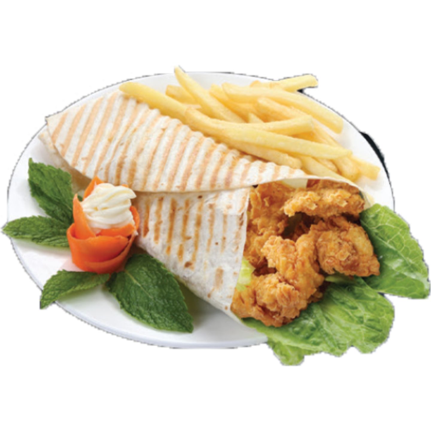 Zinger Wrap With Fries