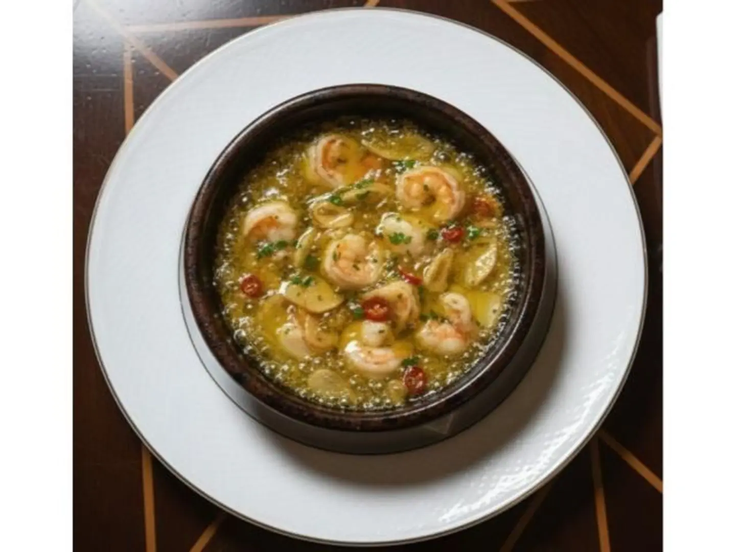 Sizzling Shrimp Pilpil