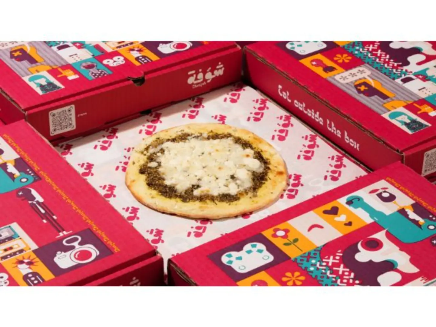 زعتر مع جبن