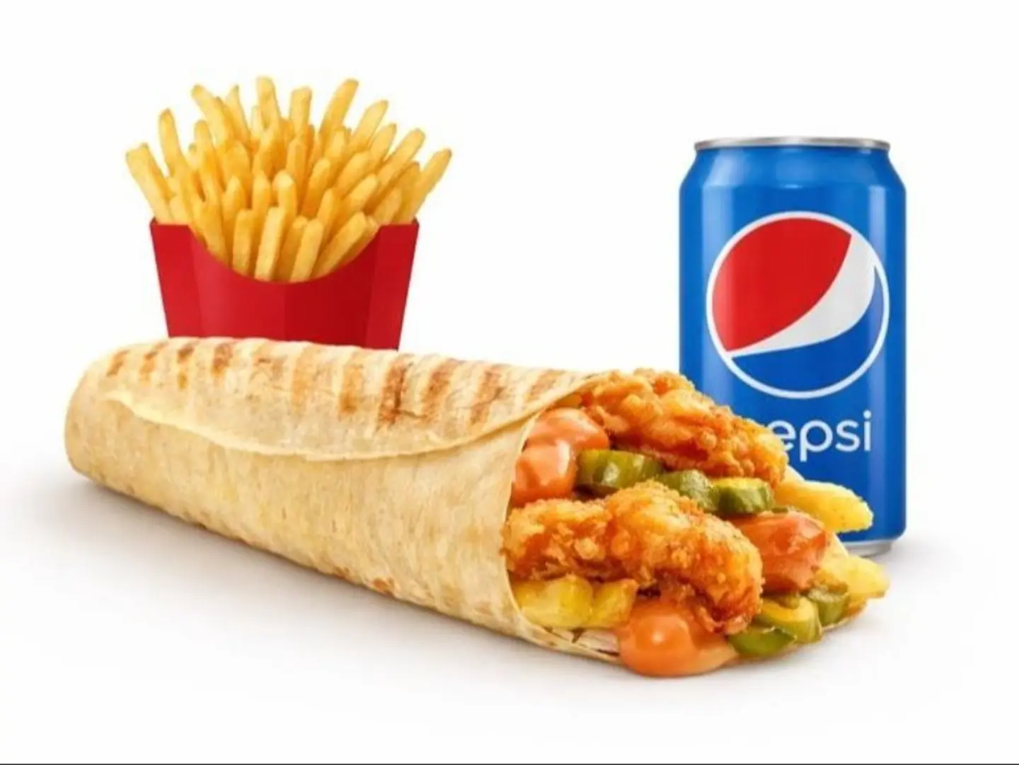 وجبة ساندويتش روبيان حار