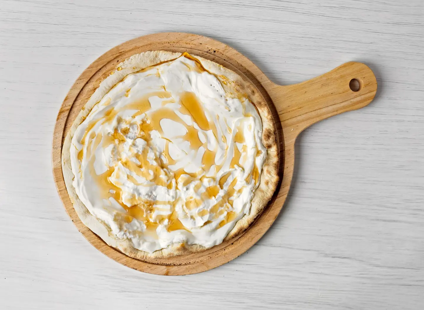 Labneh And Honey Manqusha