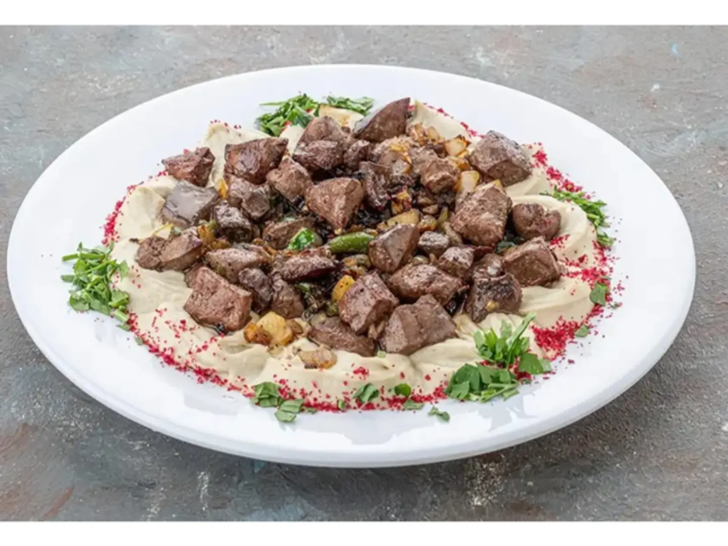 Hummus With Meat