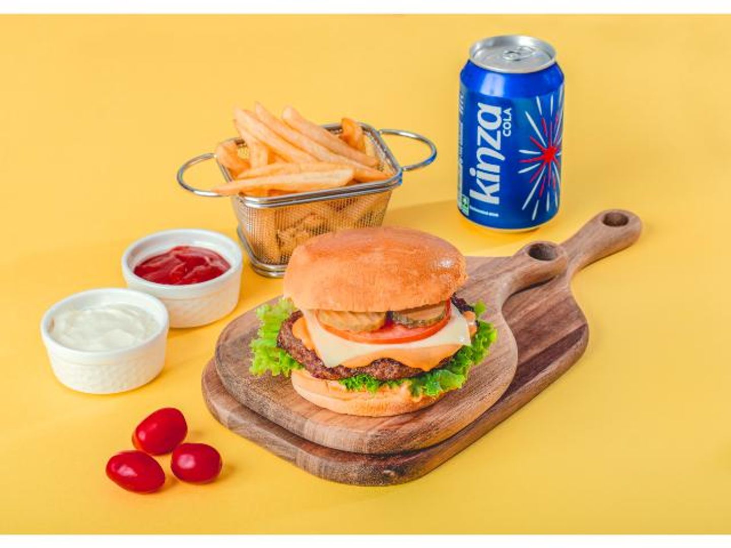 High Level Beef Burger Meal