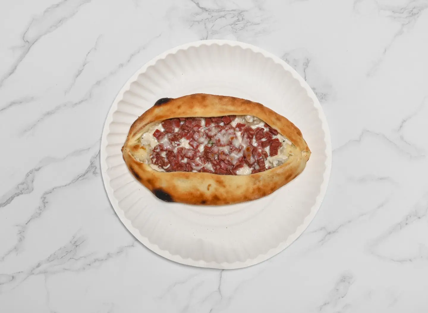 Akkawi Cheese Pie With Mortadella