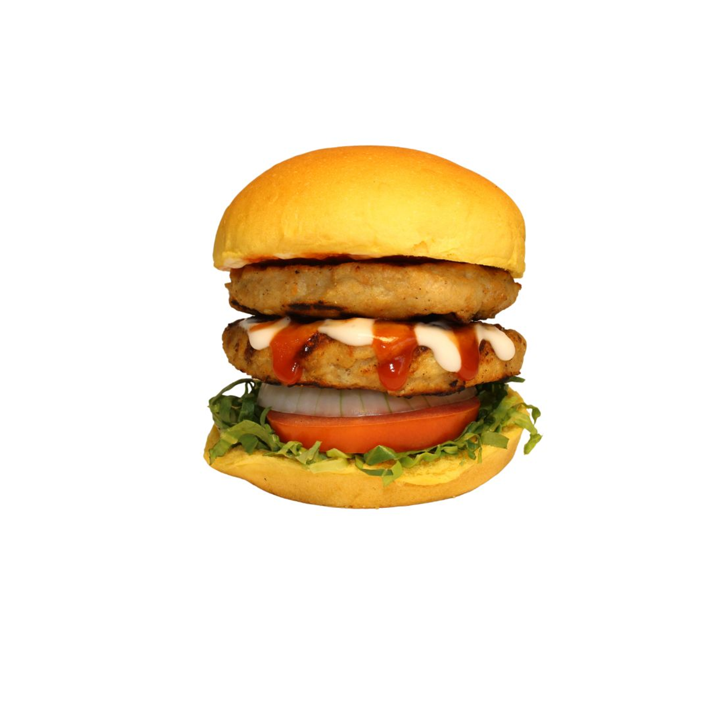 دبل برجر دجاج