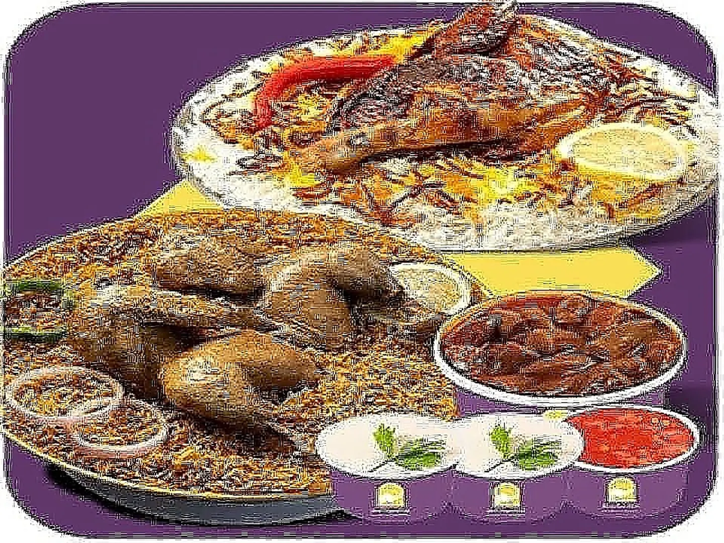 مضغوط و شواية مع بامية