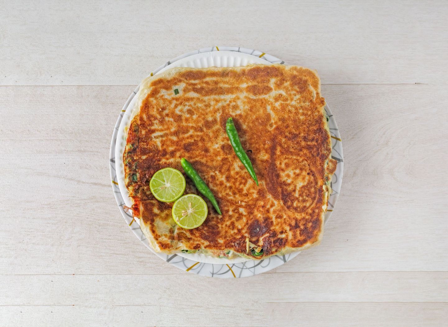 Savory Mutabbak Without Eggs