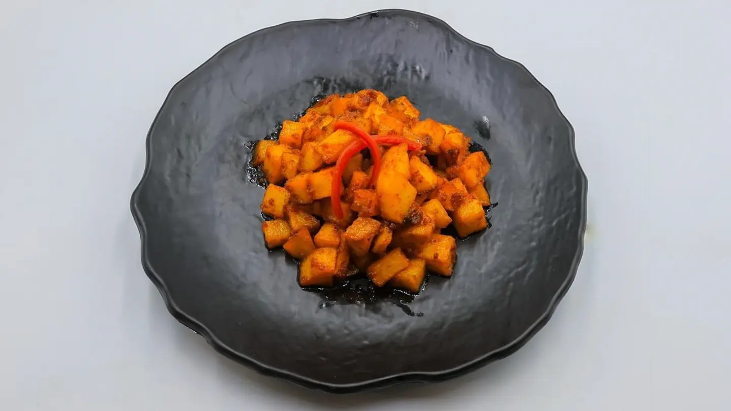 إيدام بطاطس مكعبات