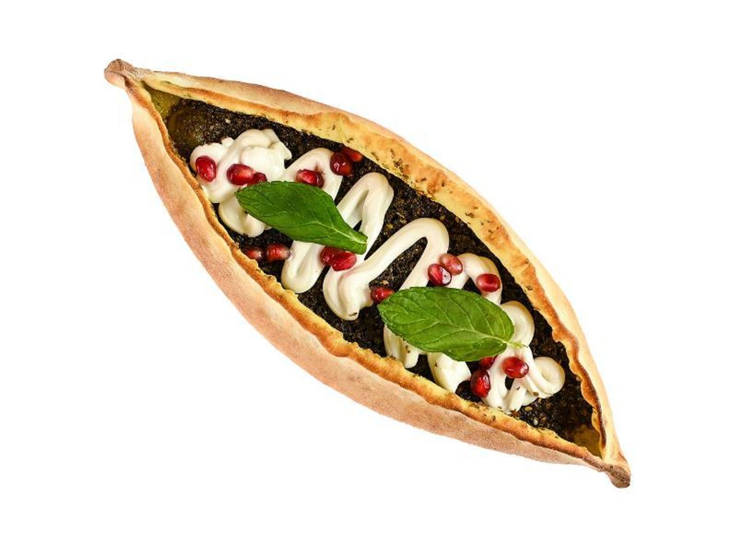 فطيرة زعتر ولبنة