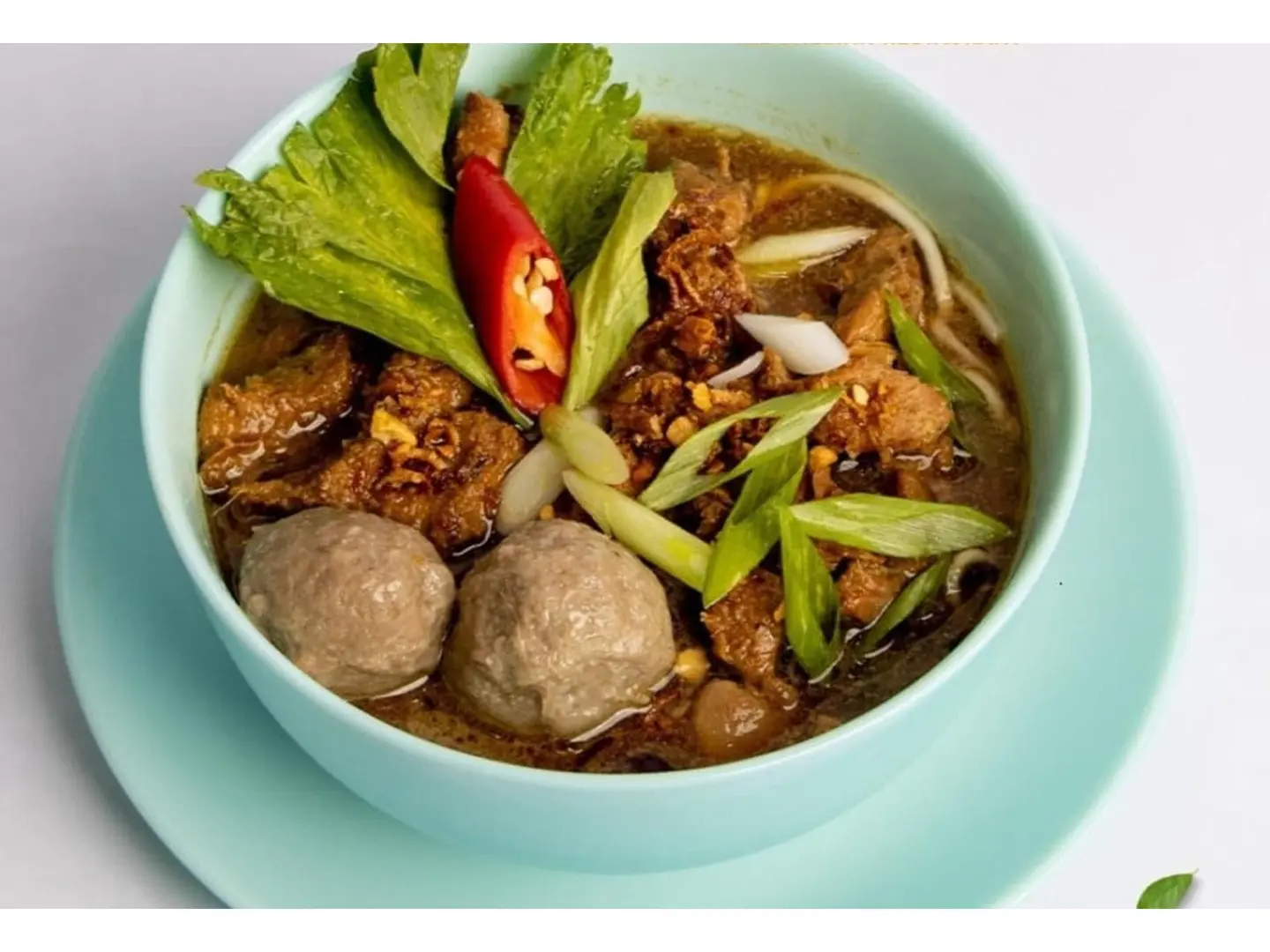 Chicken Noodles With Bakso