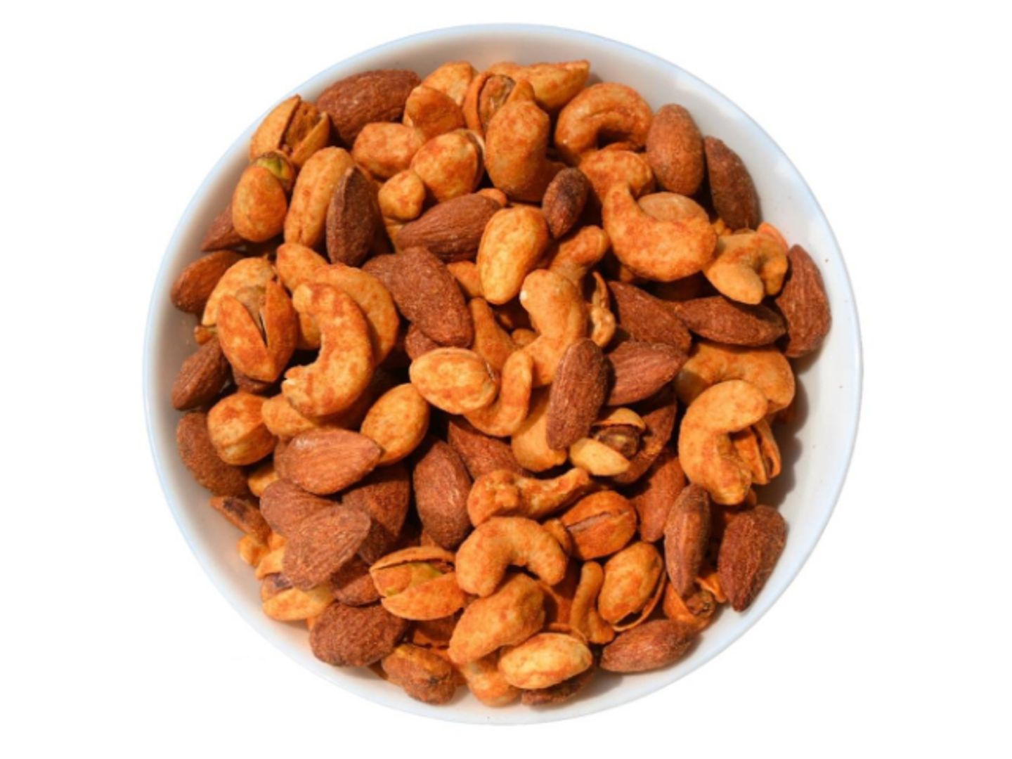 Plate Of Nuts With Cheese
