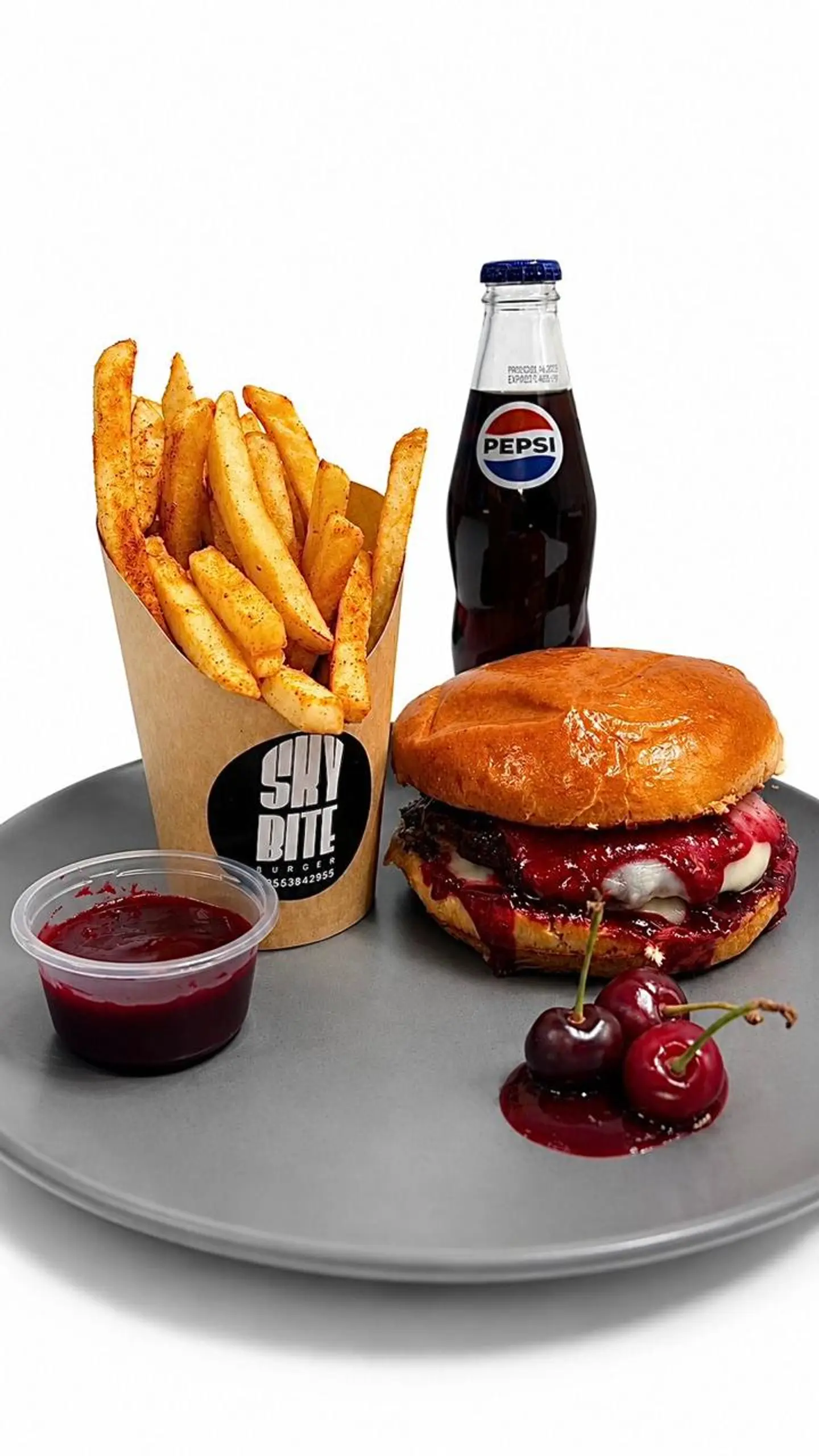 Meal Cherry Burger