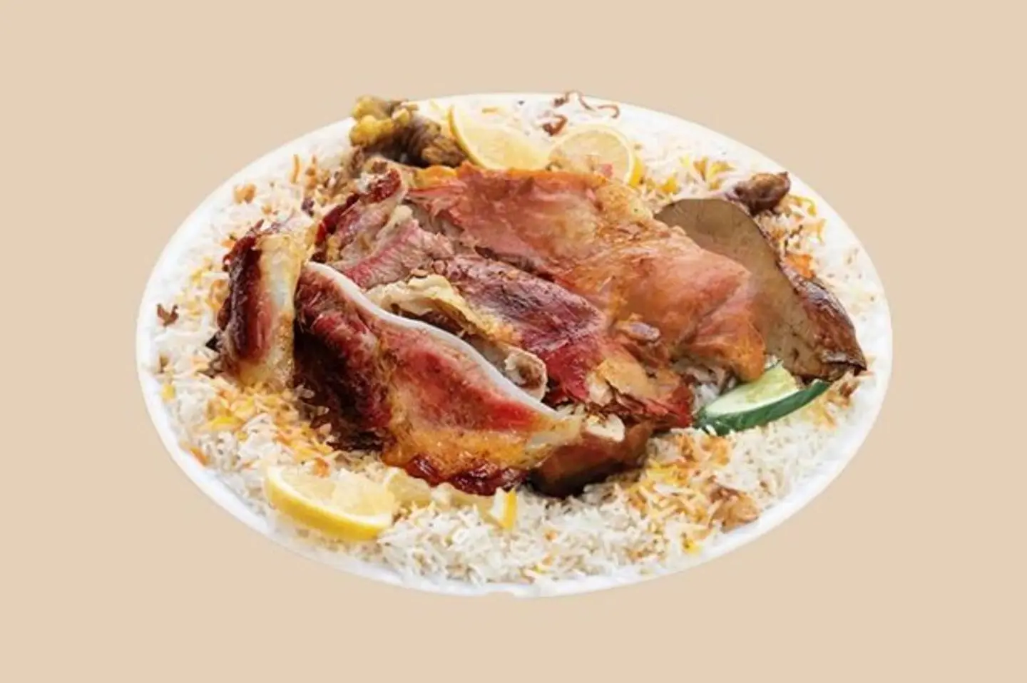 Mathlouthah Mandi Meat With Pishawari Rice