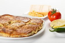 فطيرة شيدر لحم