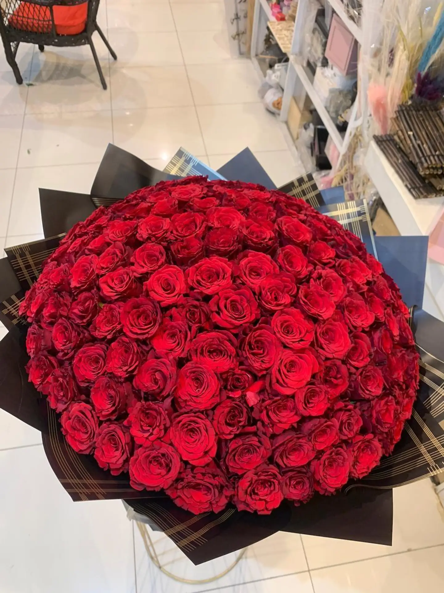 ورد الحب بوكية كبير