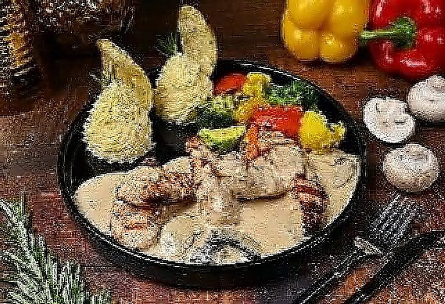 شرائح دجاج بالليمون