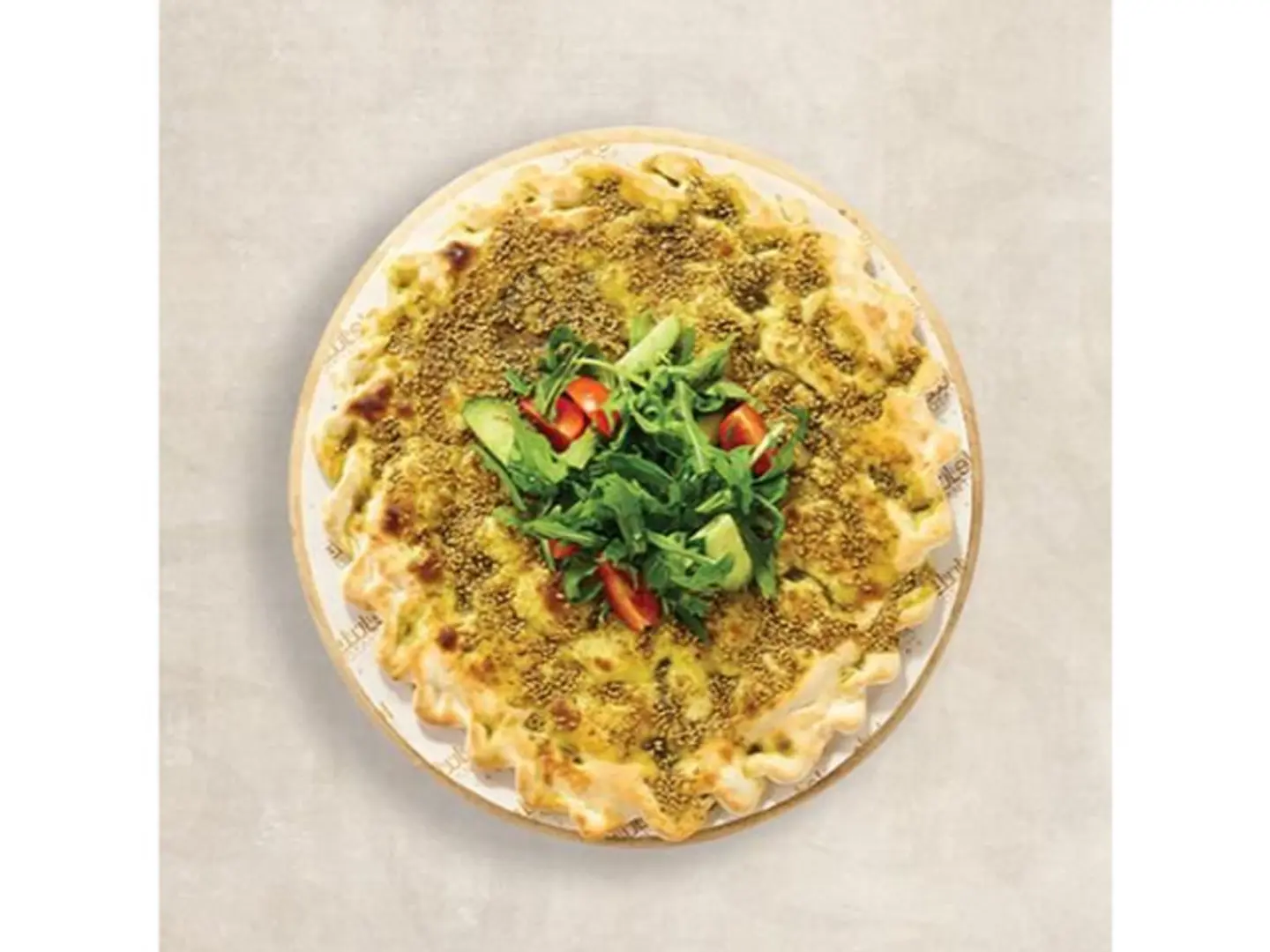 منقوشة زعتر وقشوان