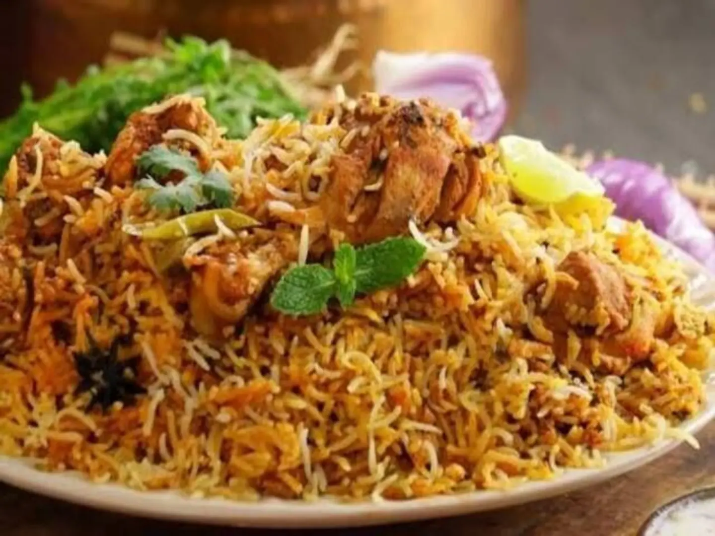 Hyderabadi Chicken Dum Biryani