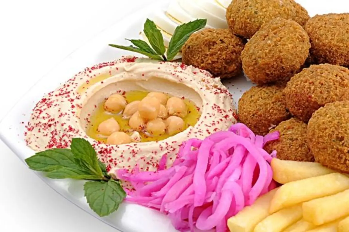 صحن فلافل كبير