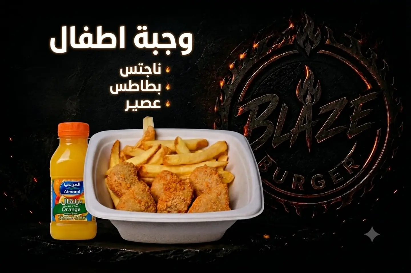 Chicken Tenders With Fries And Juice