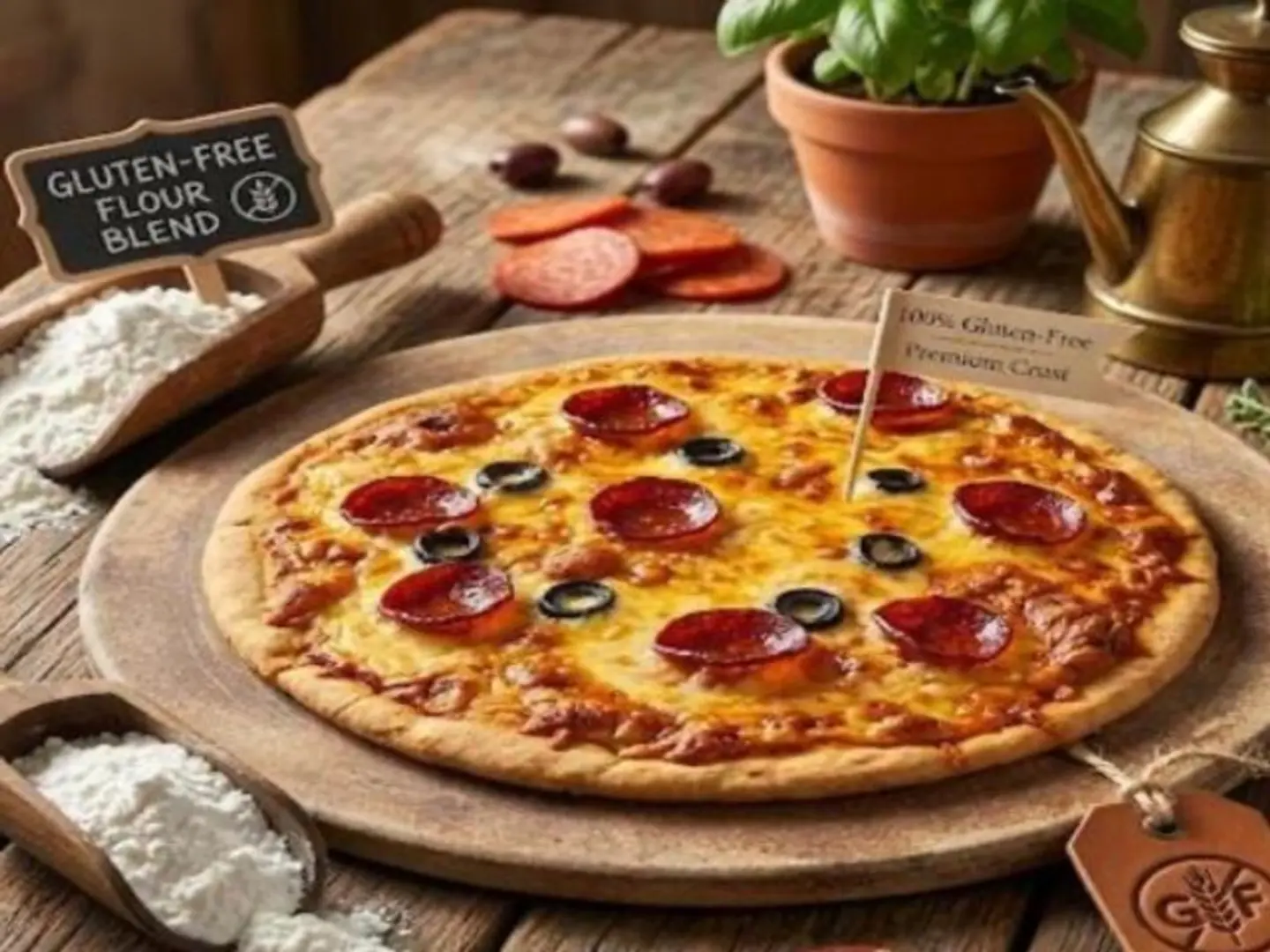 بيتزا بيبروني كيتو- كبير