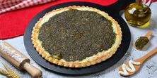 فطيرة لبنة بالزعتر