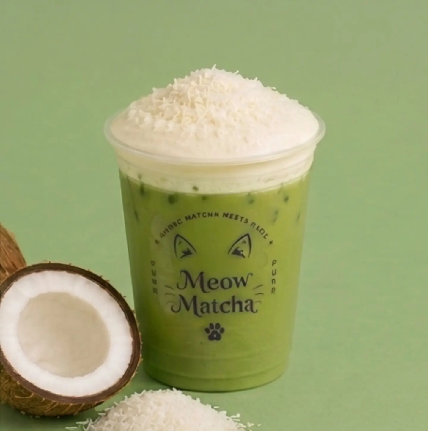 Matcha With Coconut