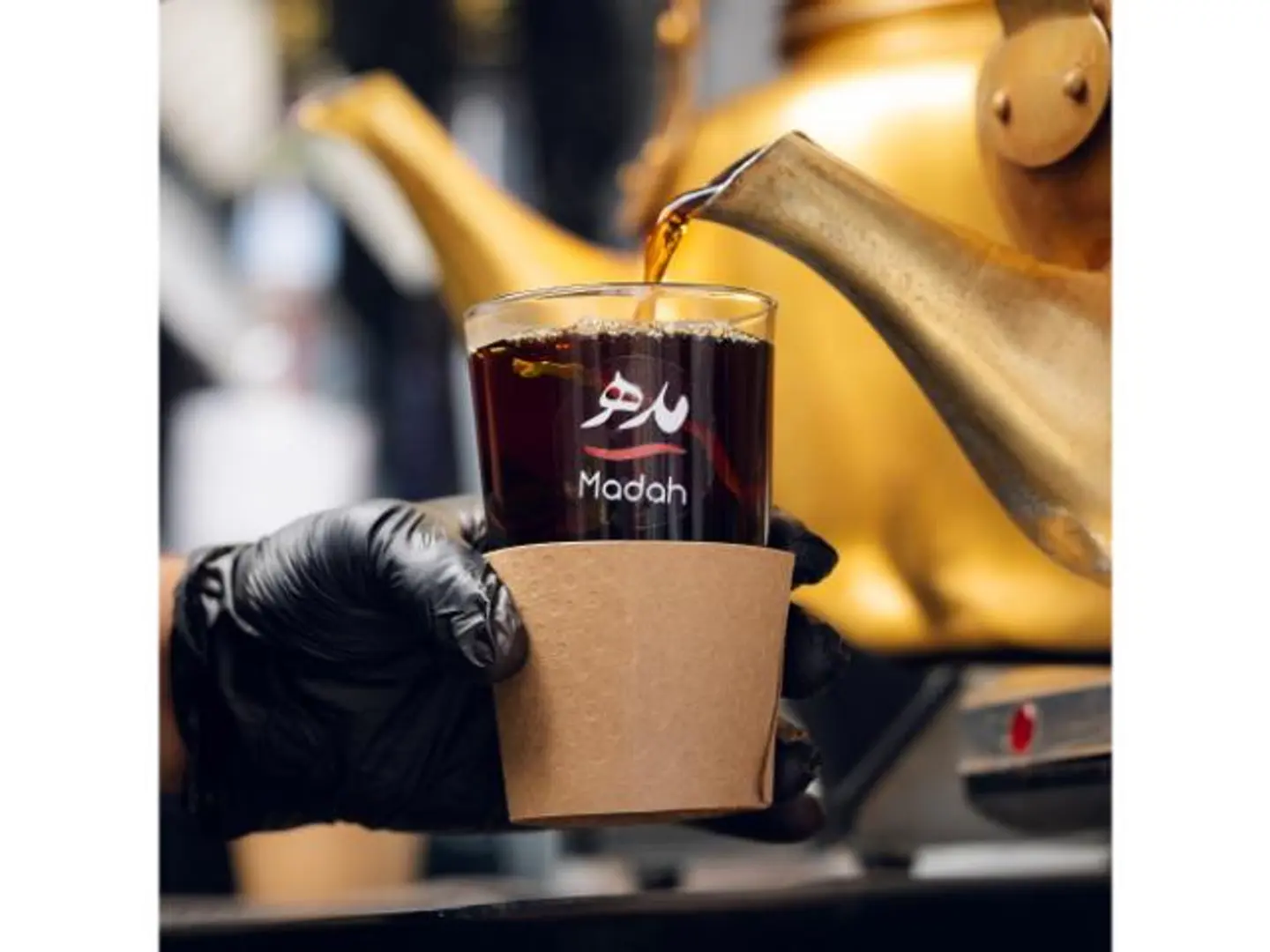 شاي مده زجاج