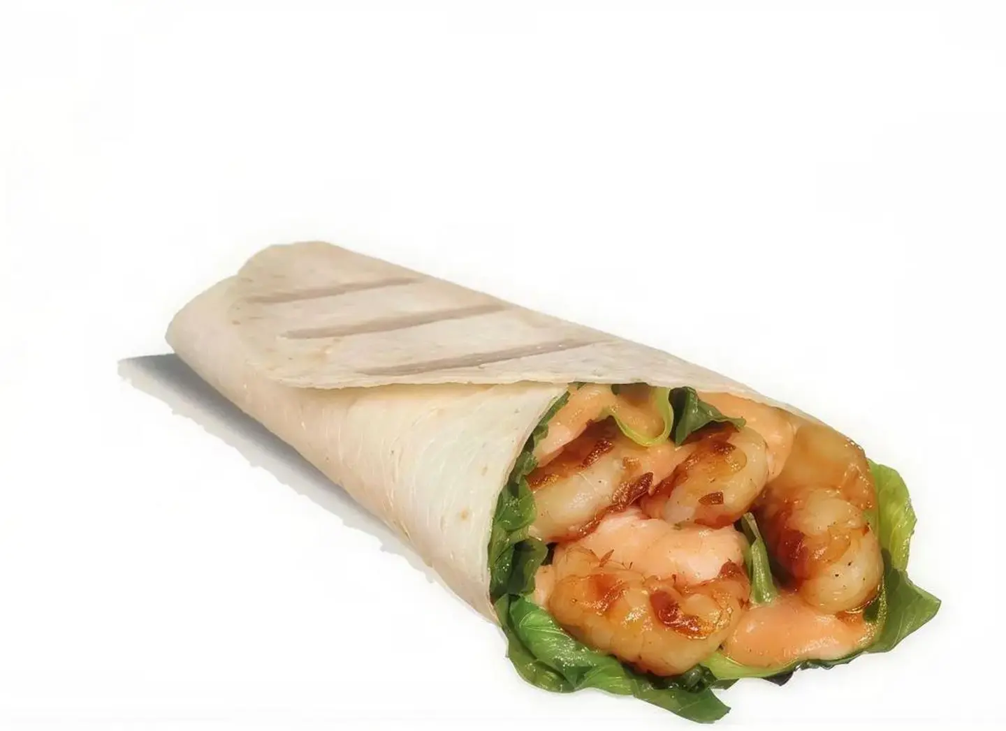 تورتيلا روبيان حراق