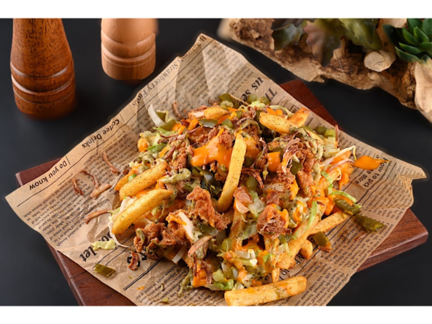 Alphonso Grilled Fries With Crispy Chicken