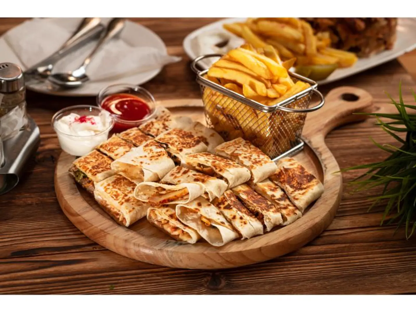 صحن شاورما عربى جامبو