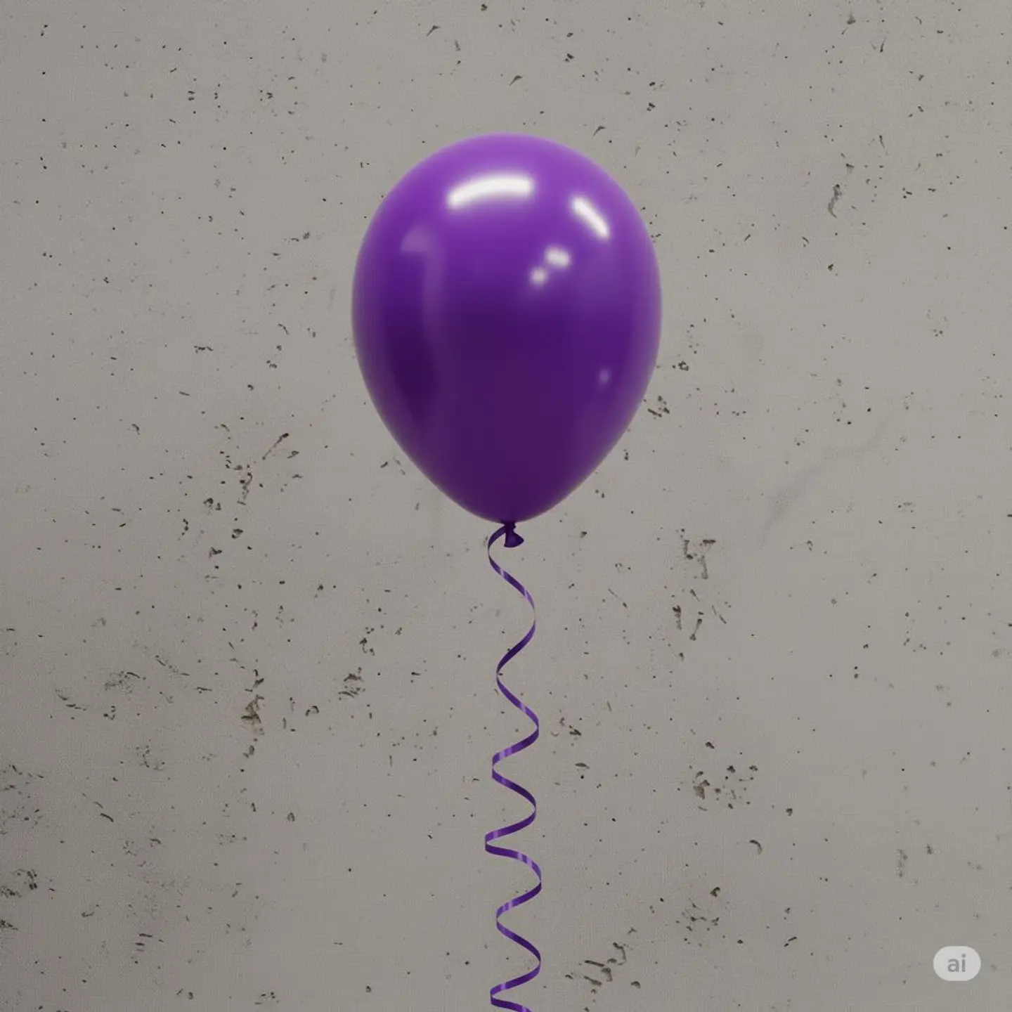 Purple Helium Balloon