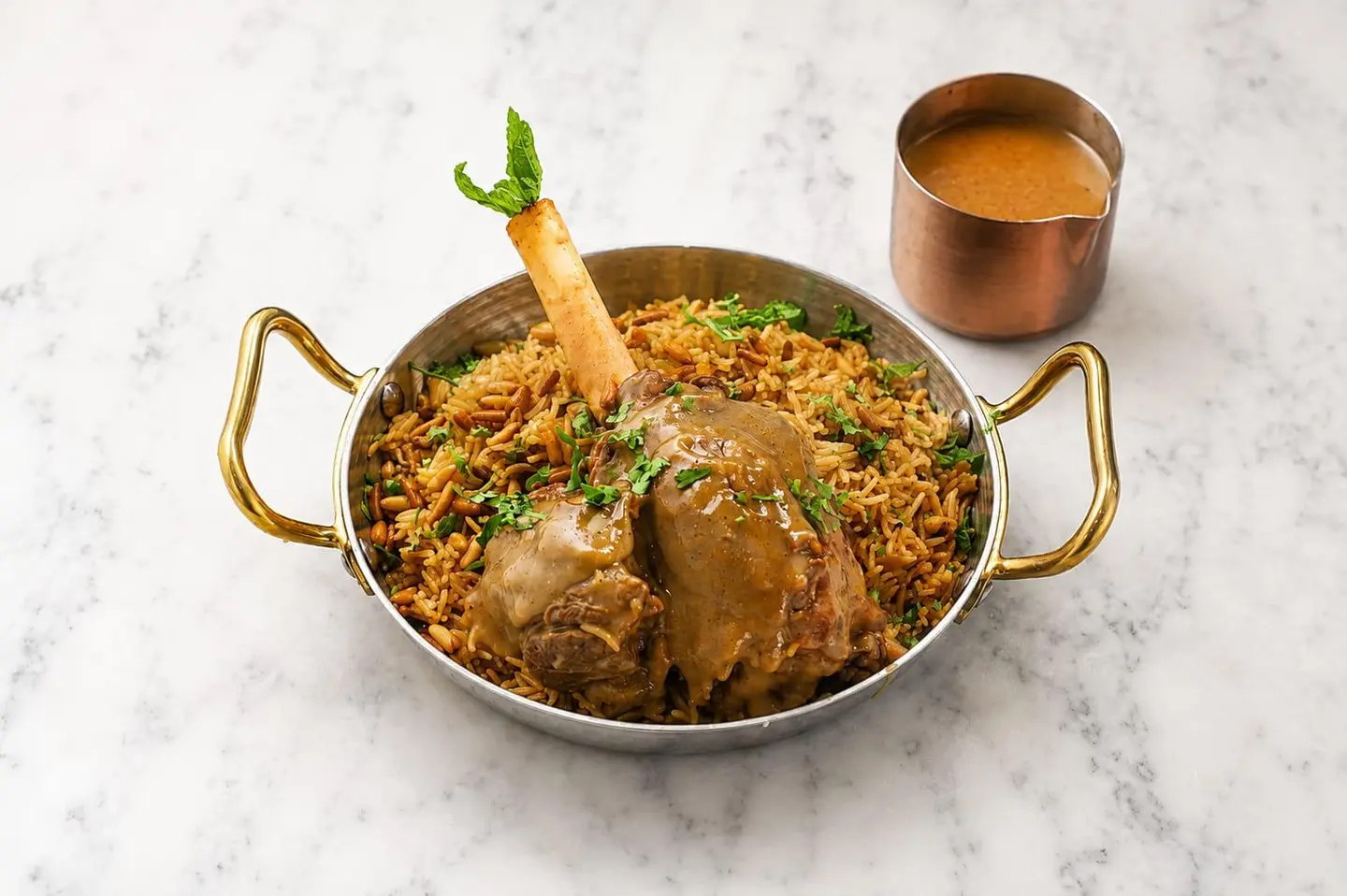 Oriental Rice With Lamb Shanks