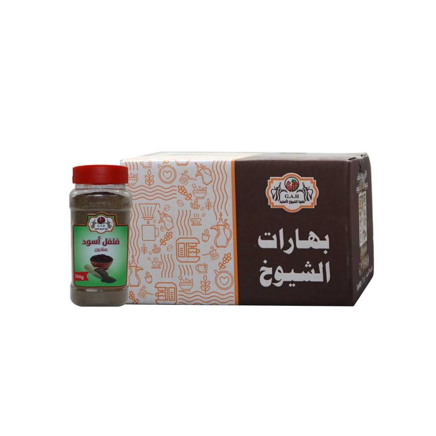 Ground Black Pepper Carton 12 * 250 Grams